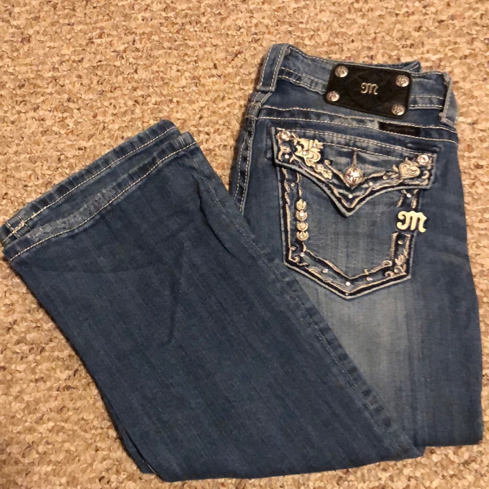 Miss Me heart bling jeans NWOT